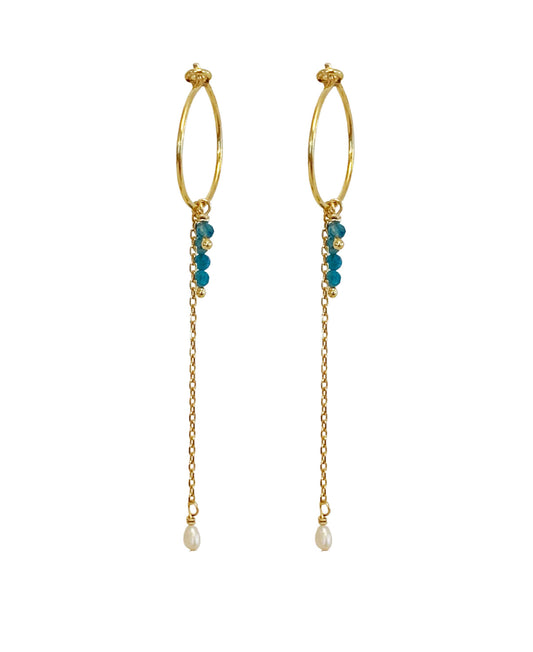 Zenithra earrings in  — earrings in 18k gold-plated 925 sterling silver