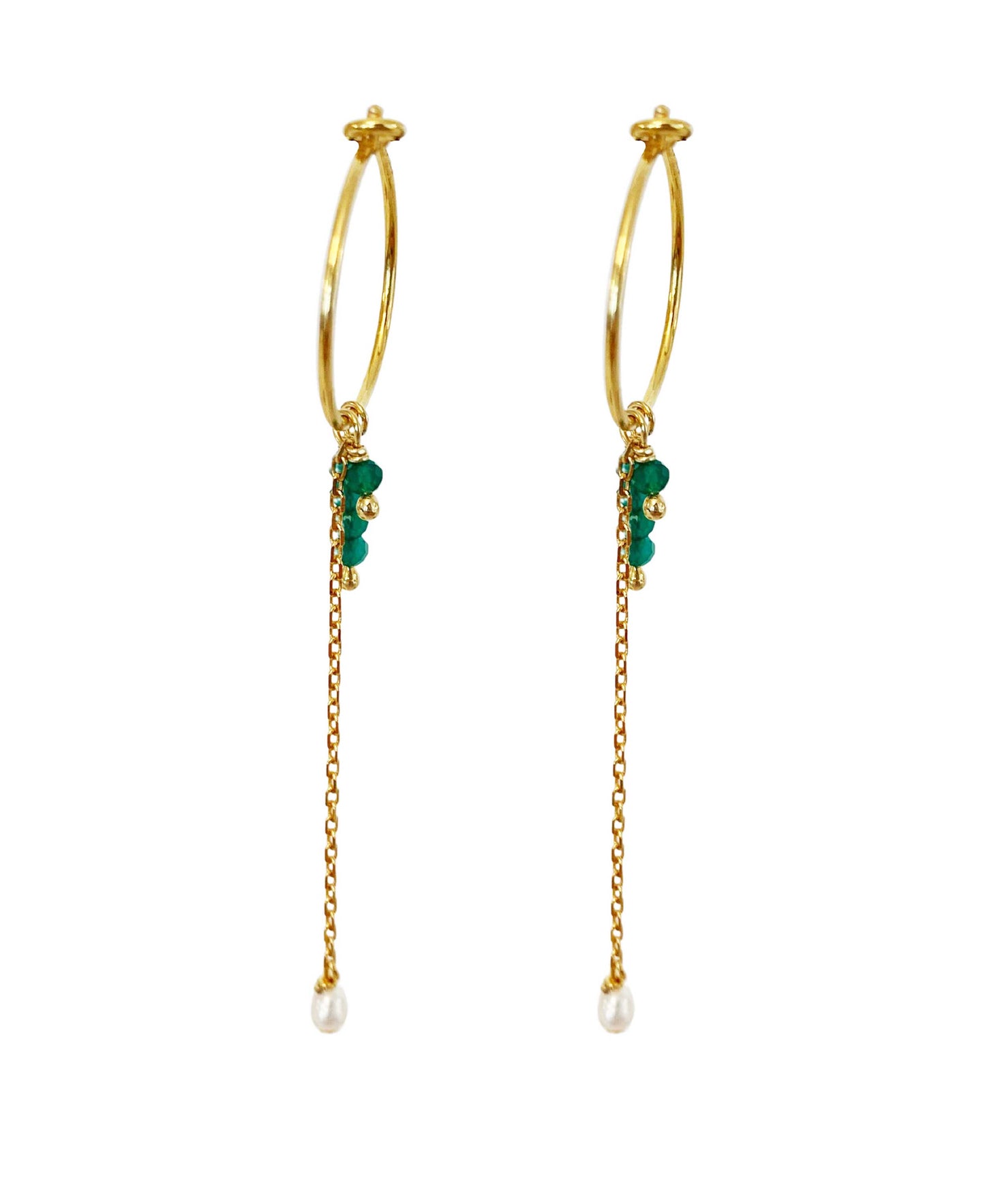 Seraphiel earrings in — earrings in 18k gold-plated 925 sterling silver