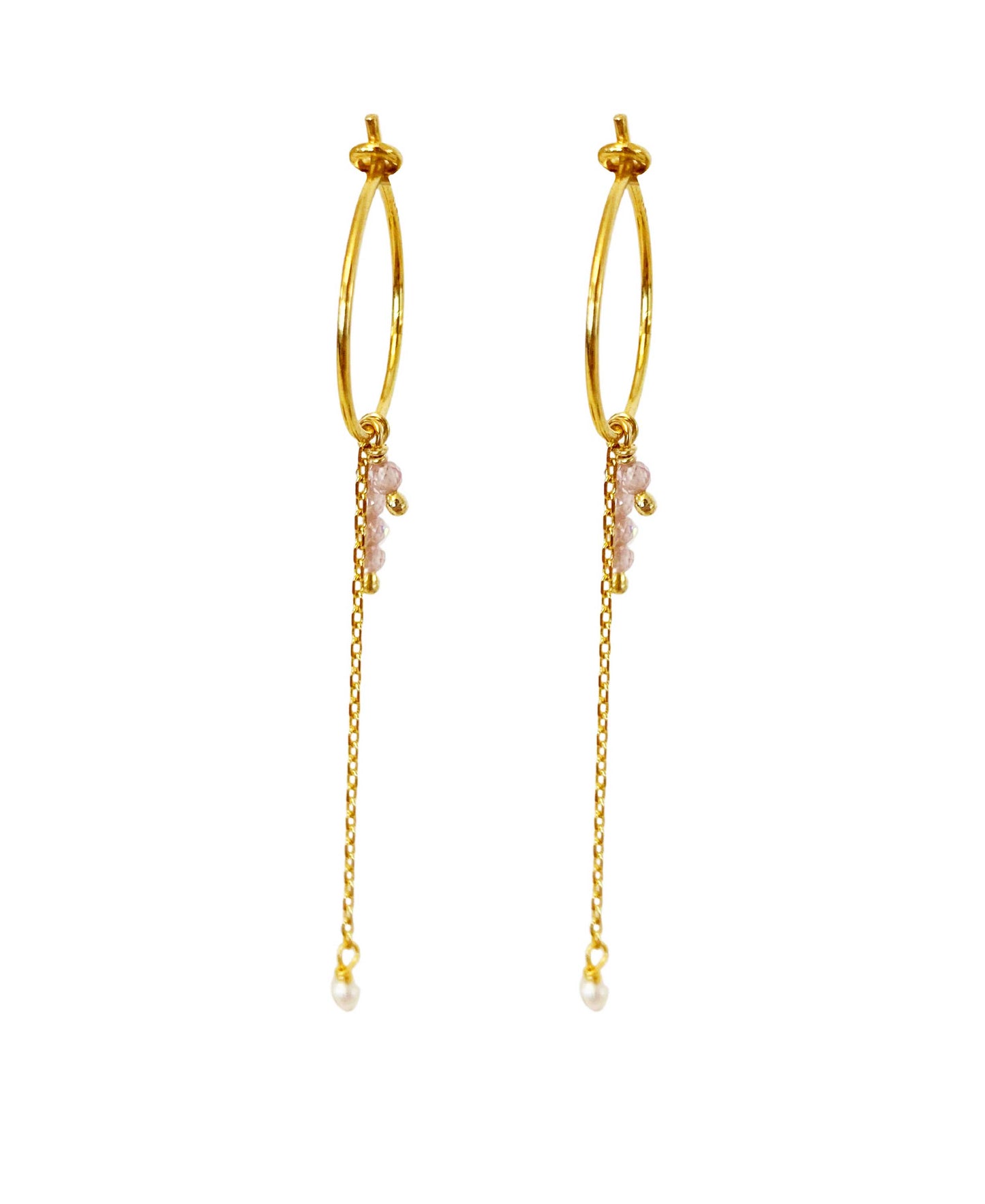 Trevella earrings in — earrings in 18k gold-plated 925 sterling silver