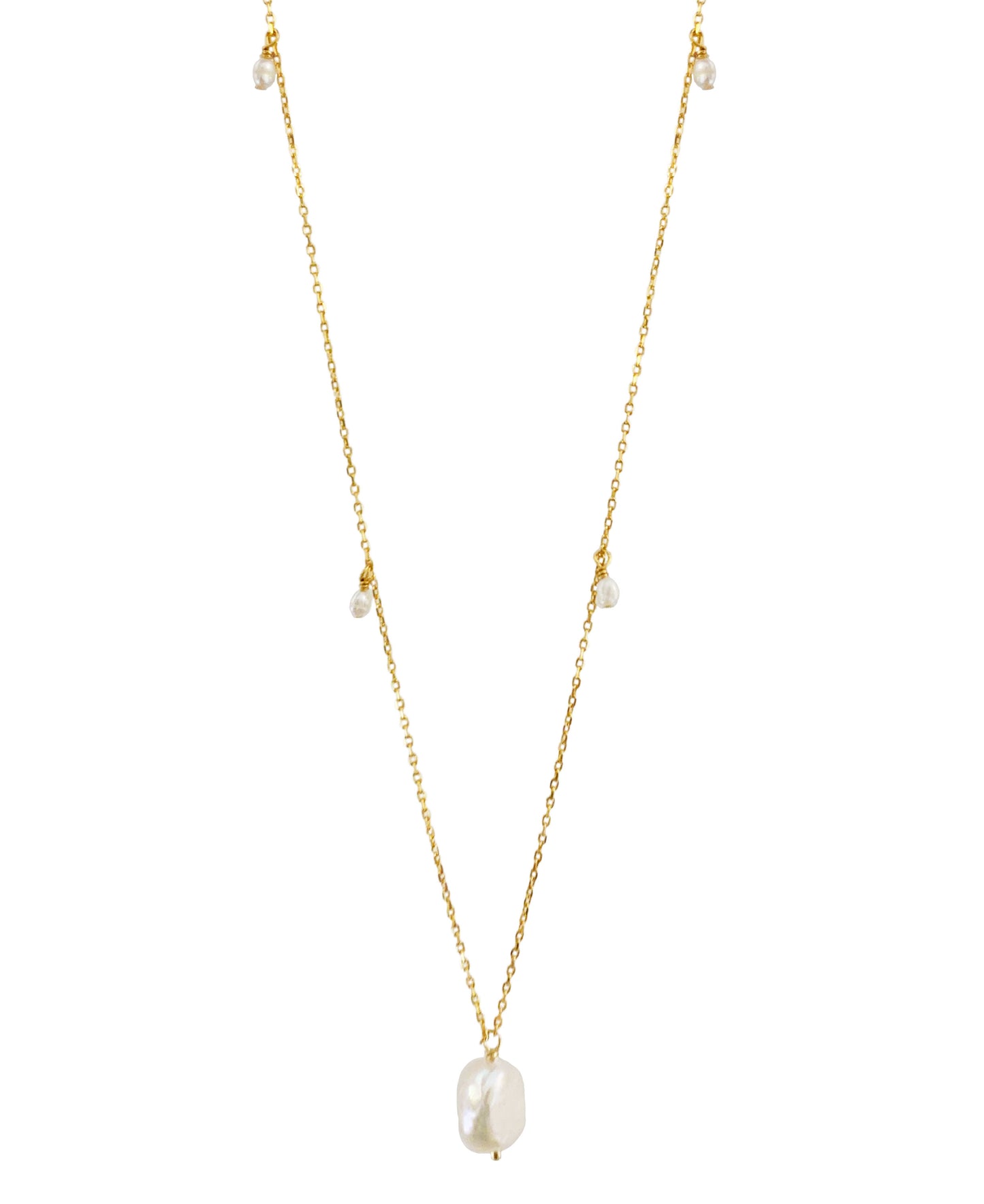 Orabelle necklace in — necklace in 18k gold-plated 925 sterling silver
