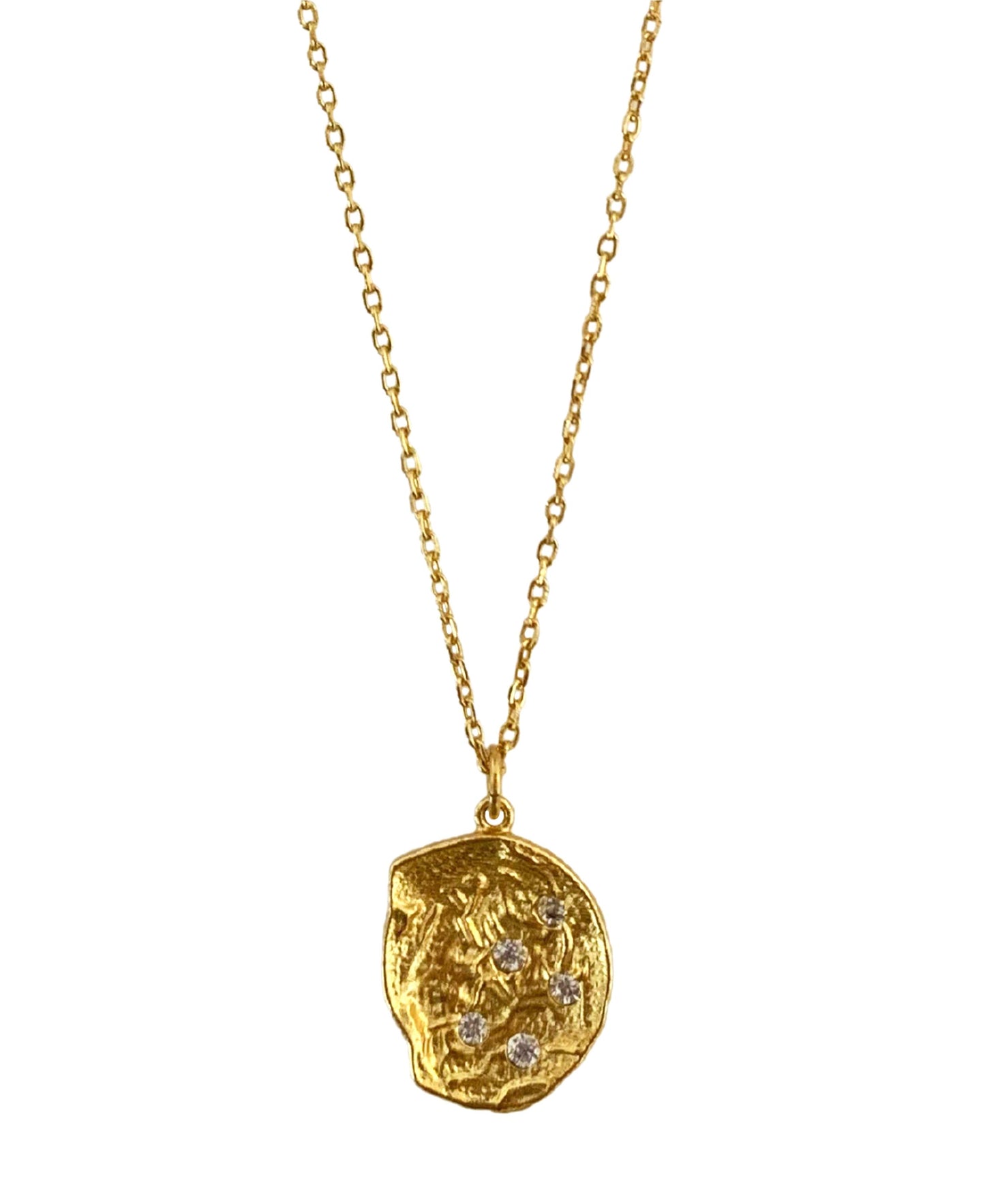 Isalyn necklace in — necklace in 18k gold-plated 925 sterling silver