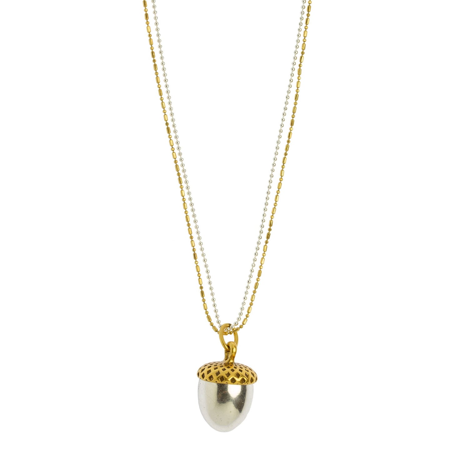 Long acorn necklace