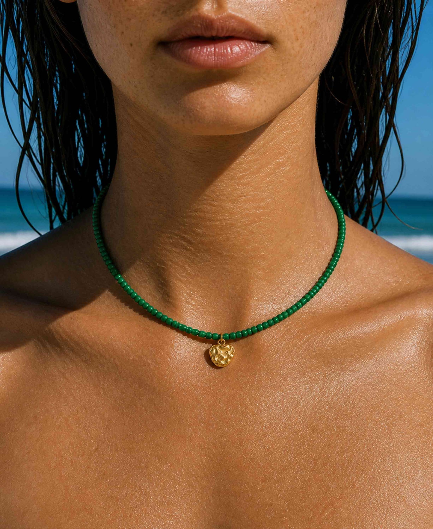 Honey drop necklace