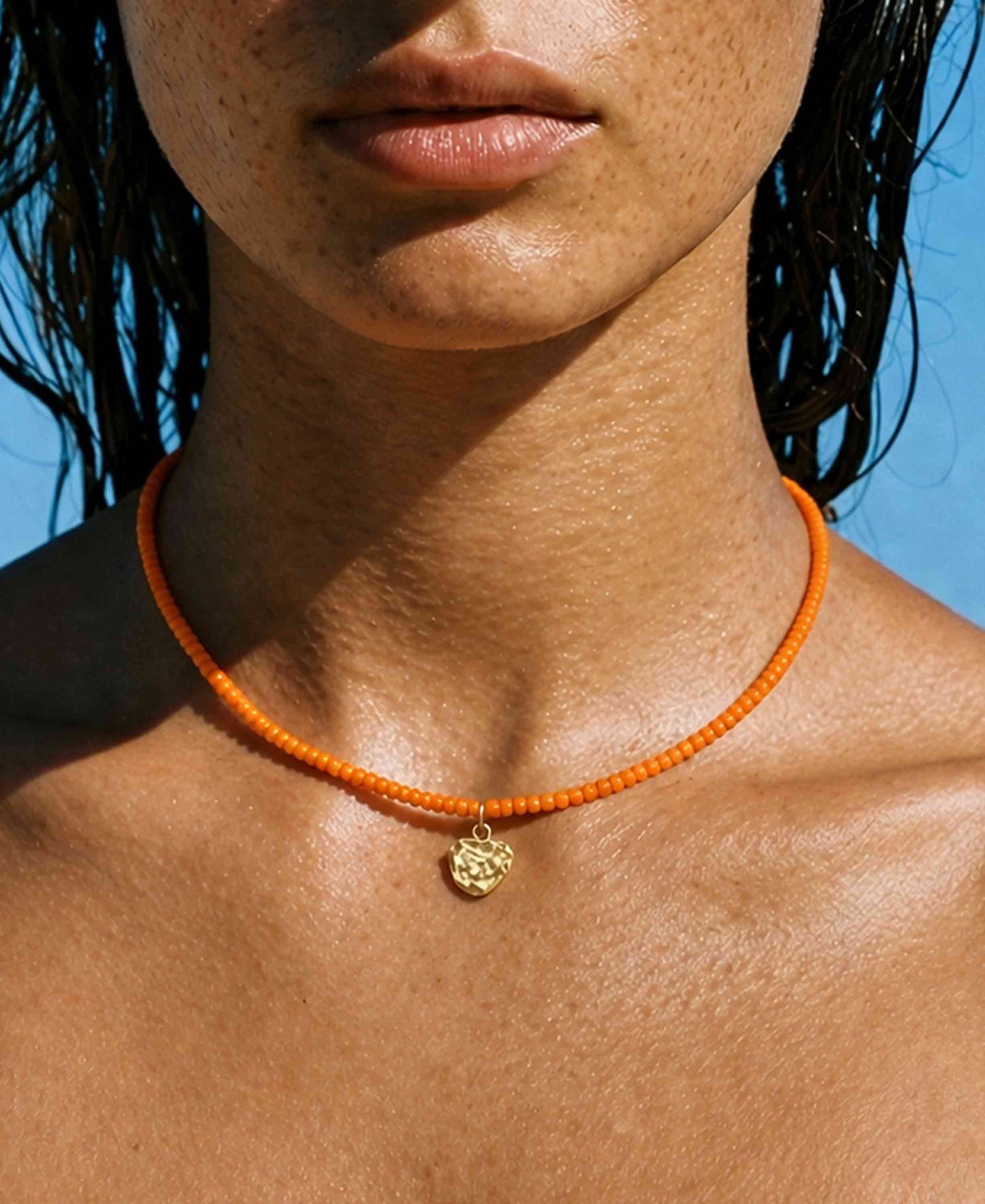 Honey drop necklace