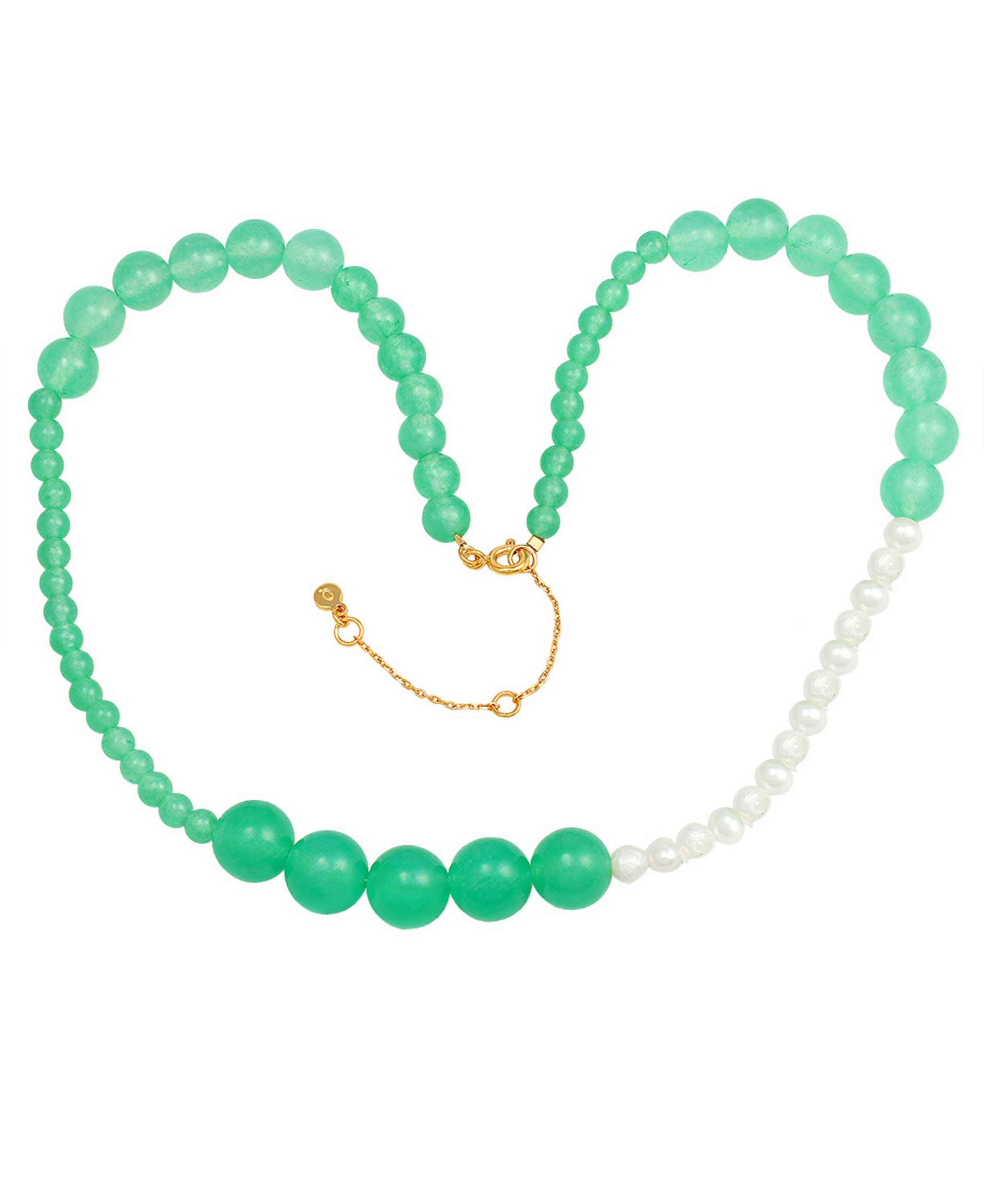 Mia necklaces in  — jewellery in 18k gold-plated 925 sterling silver, freshwater pearls