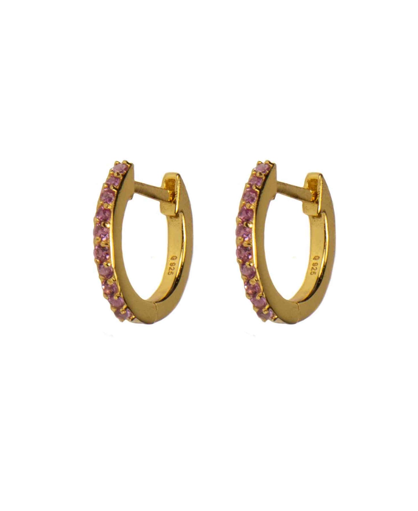 Esta earrings — gold, silver earrings in gold-plated 925 sterling silver