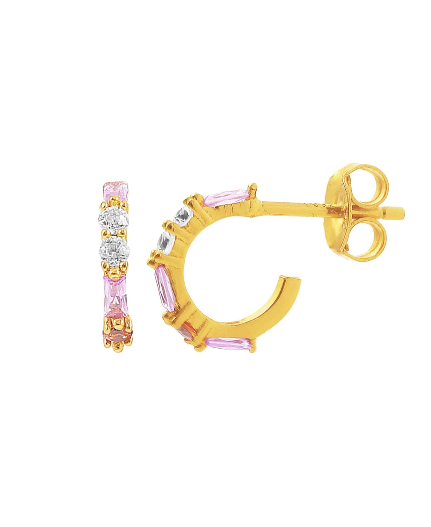 Lilibet earrings — gold, silver earrings in 18k gold-plated 925 sterling silver