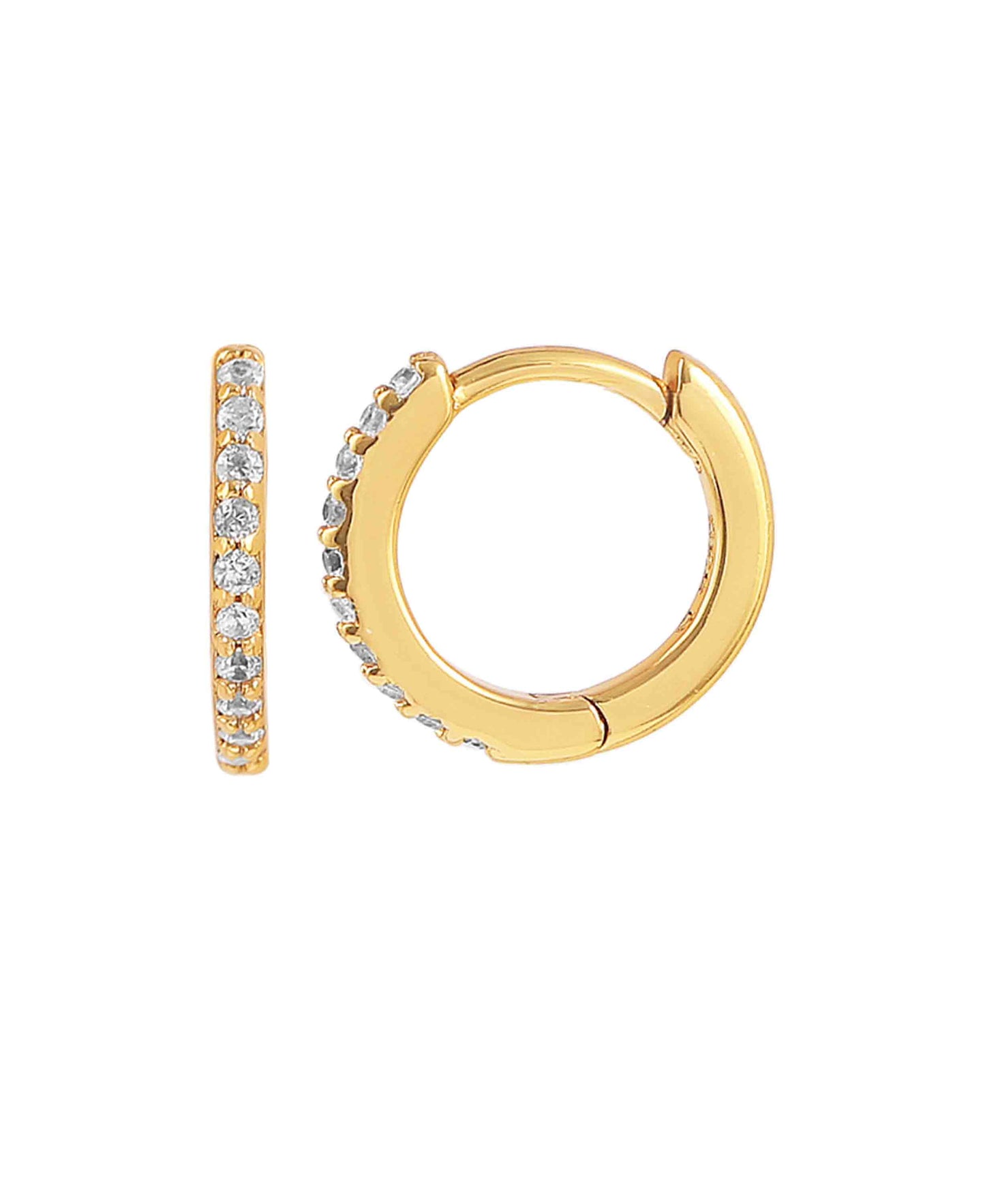 Esta in — earrings in gold-plated 925 sterling silver