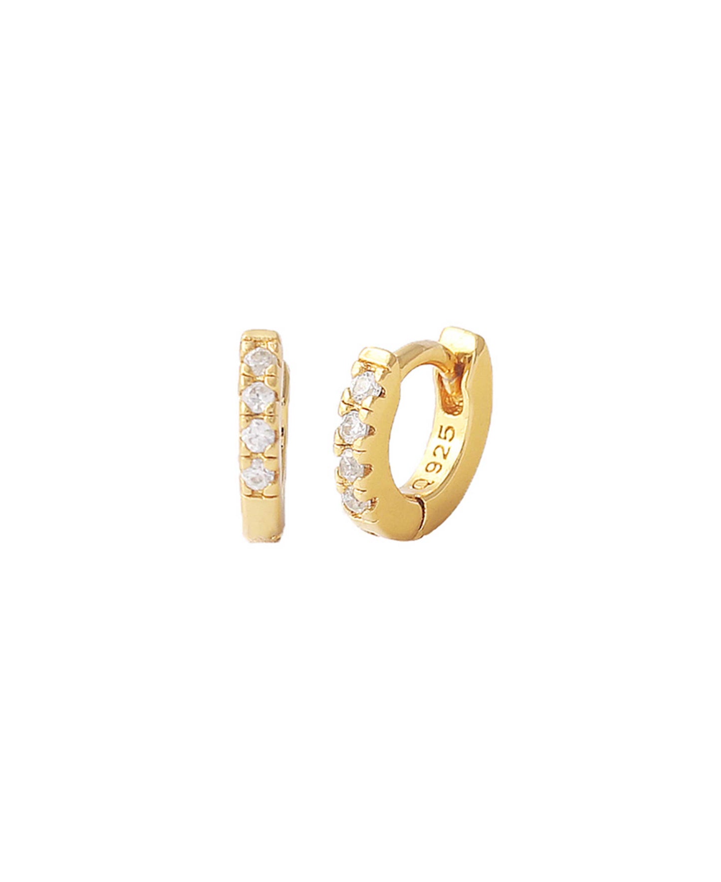 Esta mini earrings in — earrings in gold-plated 925 sterling silver