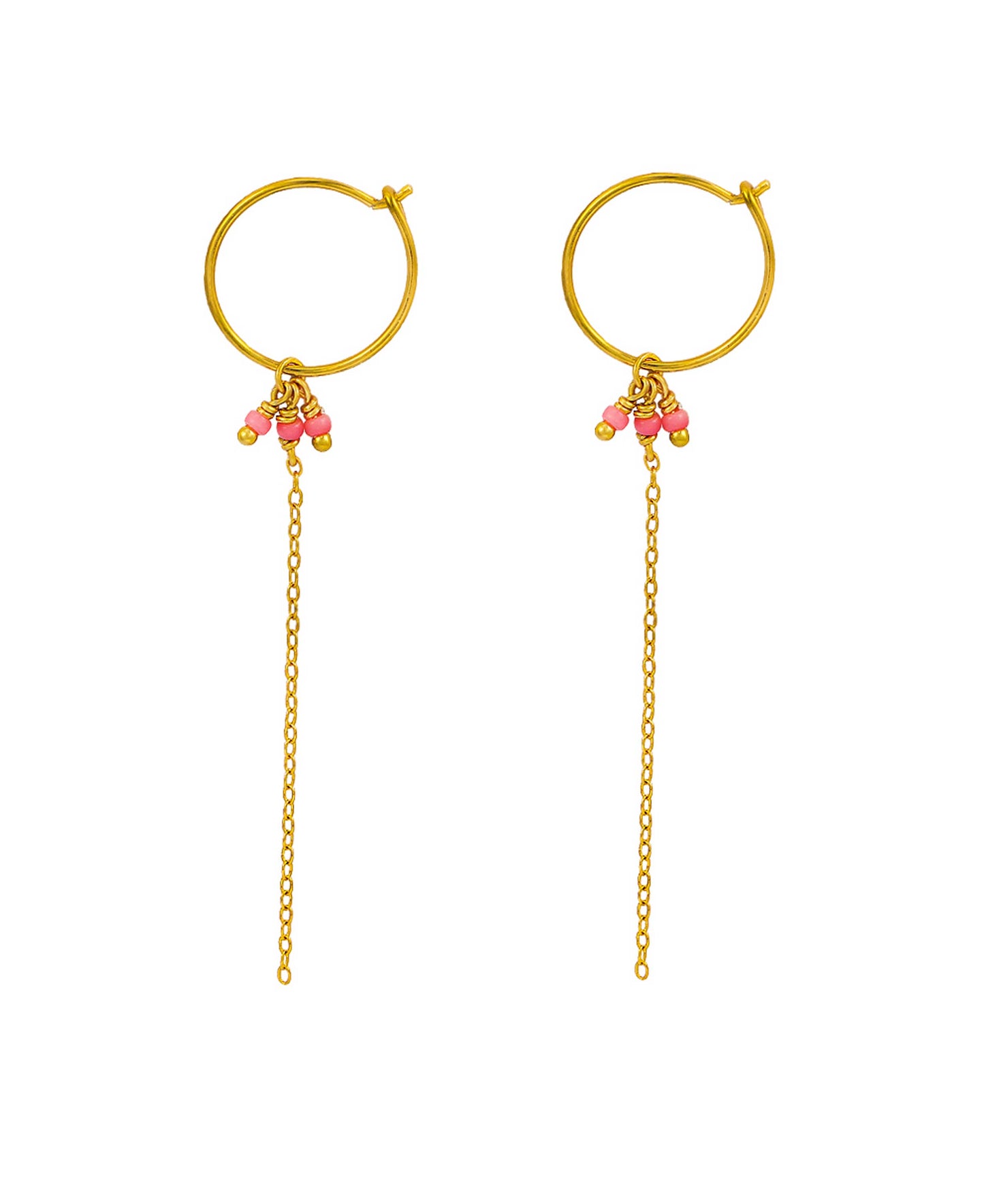 Elina earrings in — earrings in 18k gold-plated 925 sterling silver