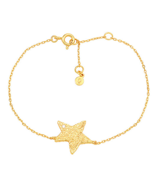 Astra bracelet — gold, silver bracelet in 18k gold-plated 925 sterling silver