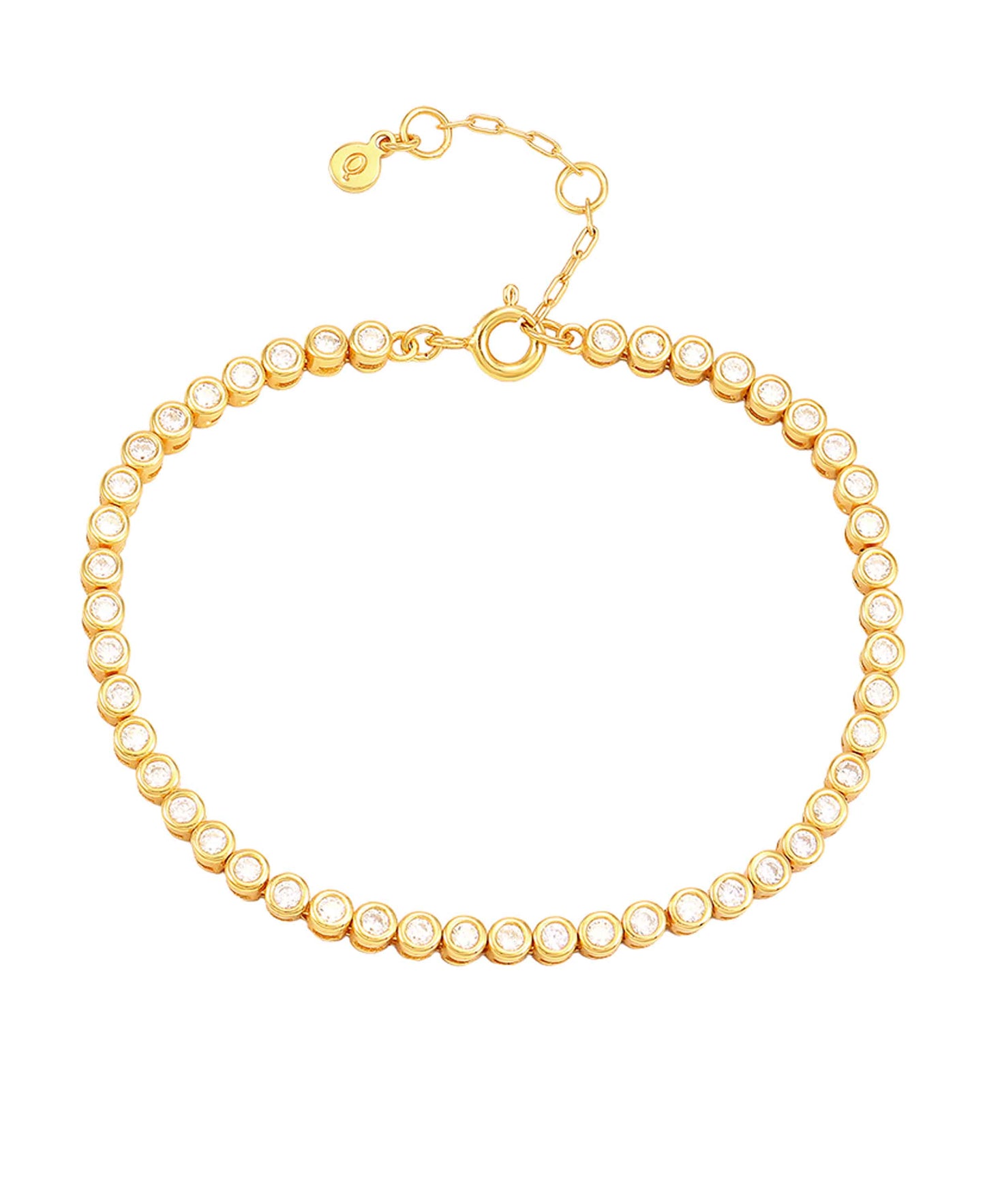 Magnolia bracelet — gold, silver bracelet in 18k gold-plated 925 sterling silver