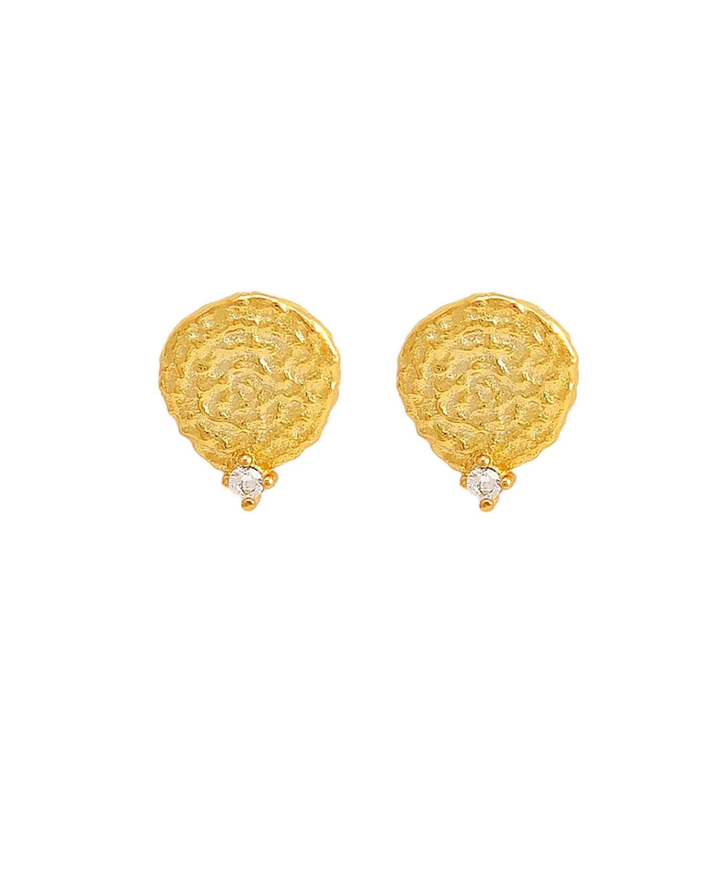 Josephine mini earrings — gold, silver earrings in 18k gold-plated 925 sterling silver