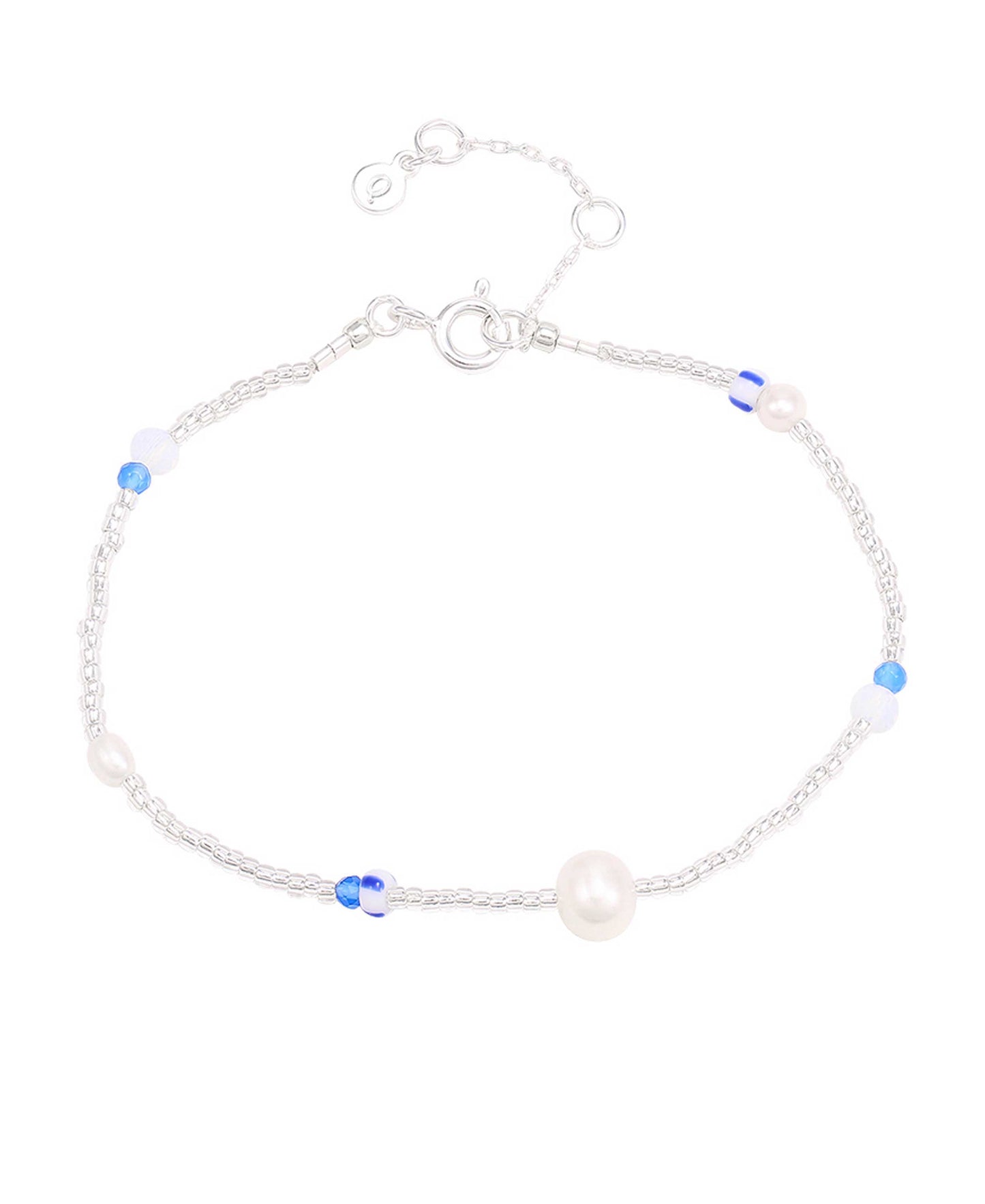 Baily bracelet — gold, silver, pearl bracelet in gold-plated 925 sterling silver, freshwater pearls