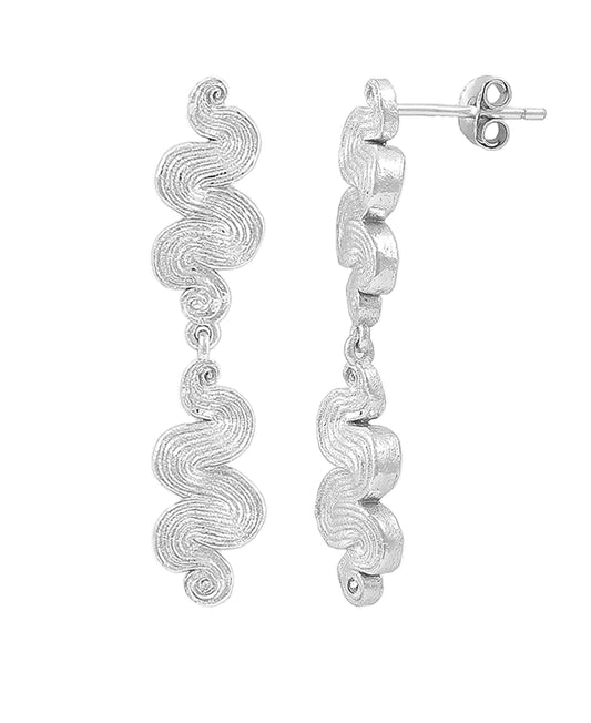 Audrey double earrings in  — earrings in 925 sterling silver