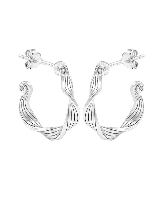 Audrey hoops in  — earrings in 925 sterling silver