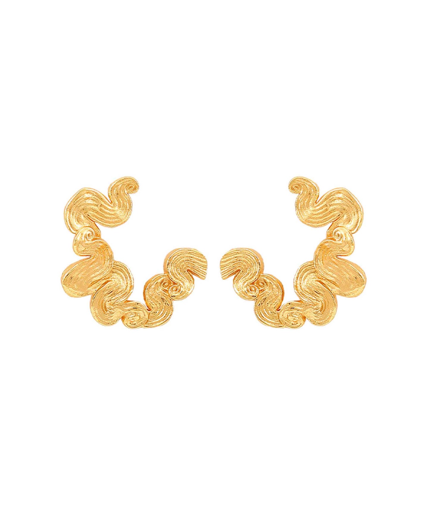 Audrey grande earrings in  — earrings in gold-plated 925 sterling silver