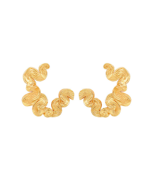 Audrey grande earrings in  — earrings in gold-plated 925 sterling silver