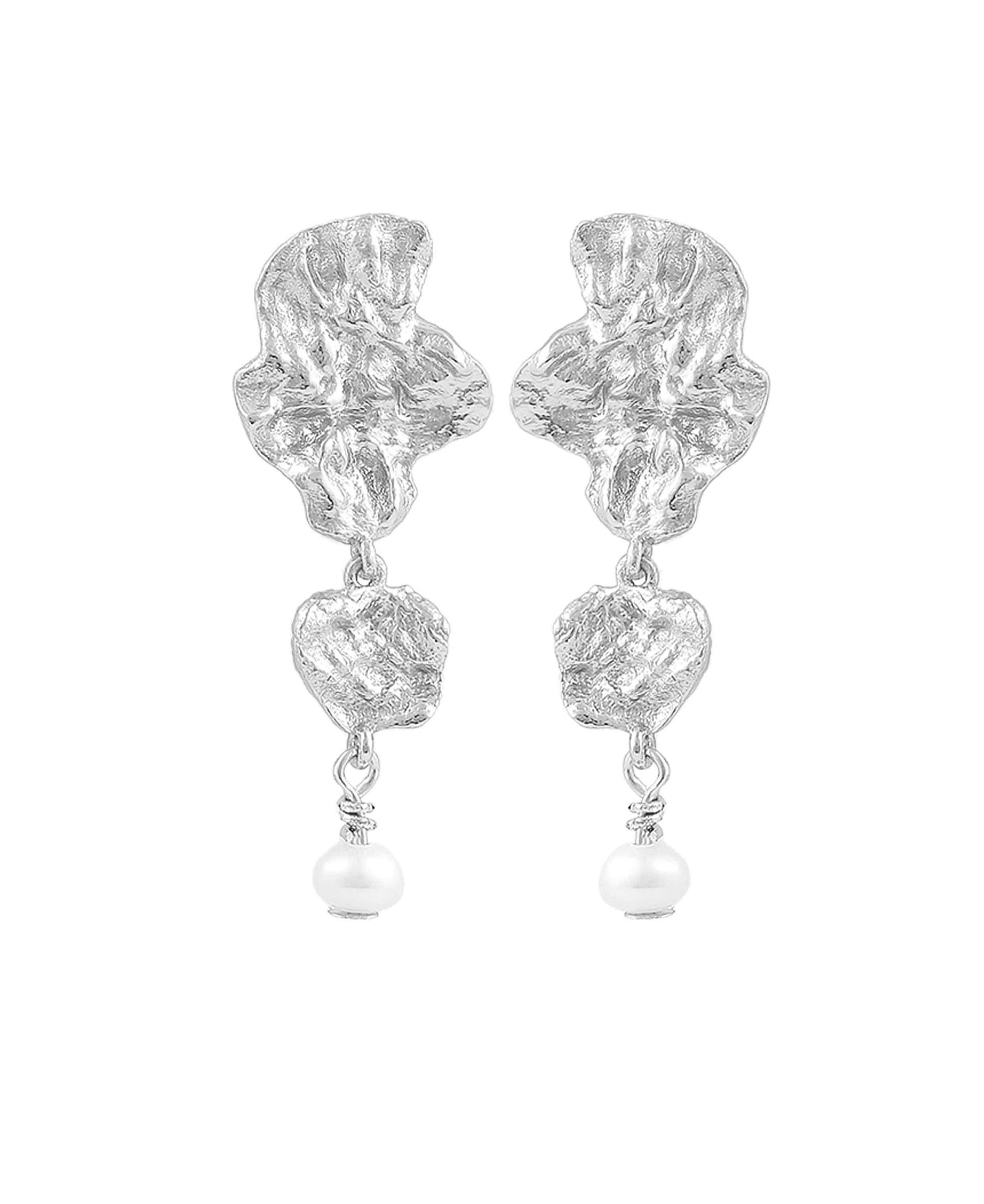 Lainey grande earrings in  — earrings in 925 sterling silver, freshwater pearls