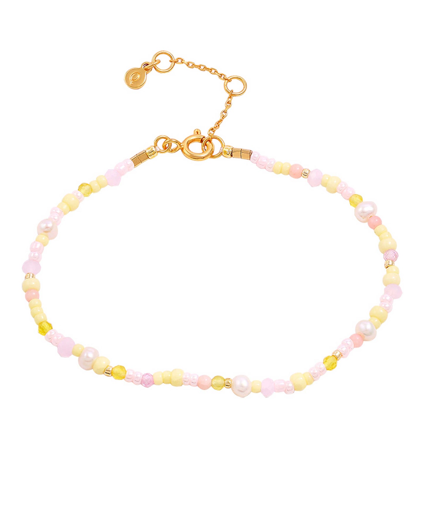 Liv bracelet in  — bracelet in gold-plated 925 sterling silver, freshwater pearls