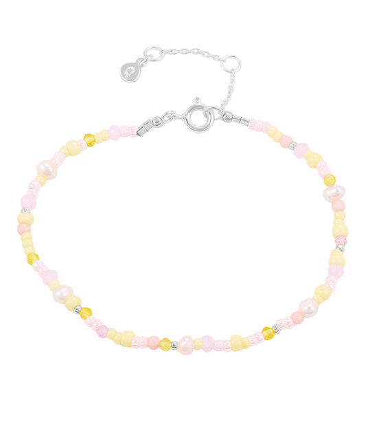 Liv bracelet in  — bracelet in 925 sterling silver, freshwater pearls