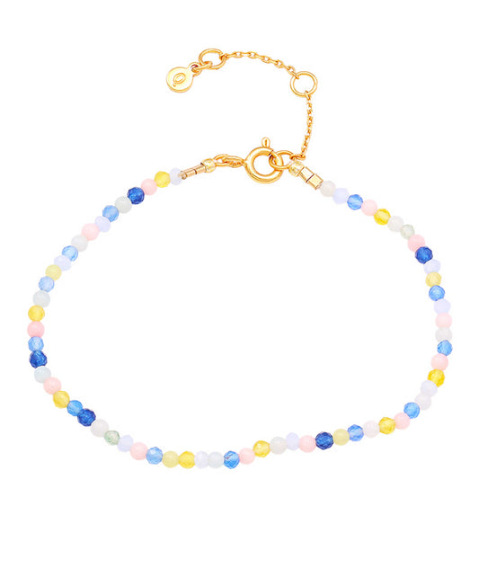 Paisley bracelet — gold, silver bracelet in gold-plated 925 sterling silver