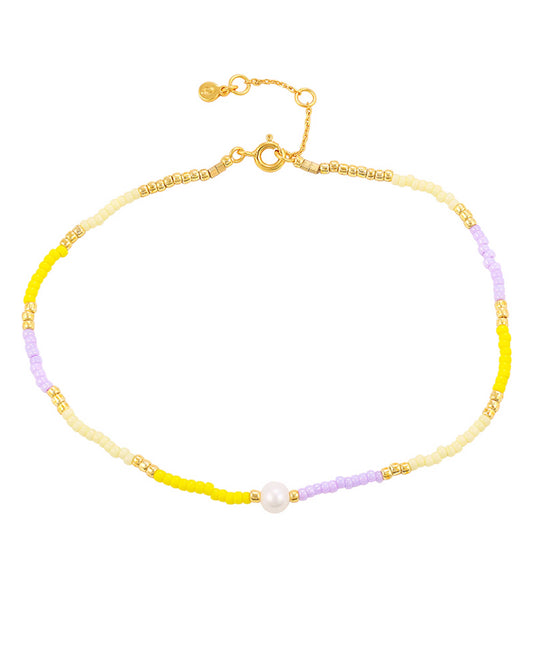 Madison anklet in  — anklet in gold-plated 925 sterling silver