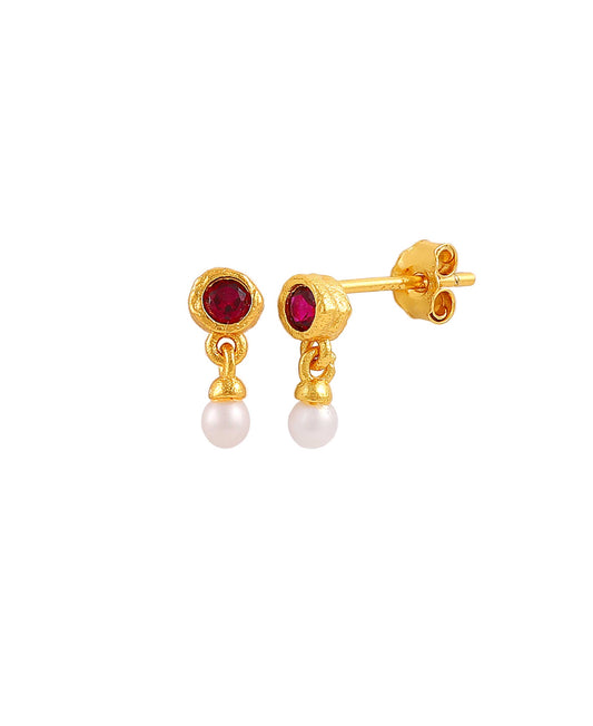 Amber petite earrings