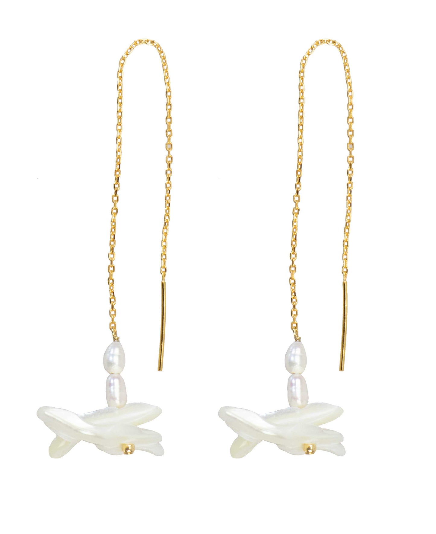 Aurora in — earrings in 18k gold-plated 925 sterling silver