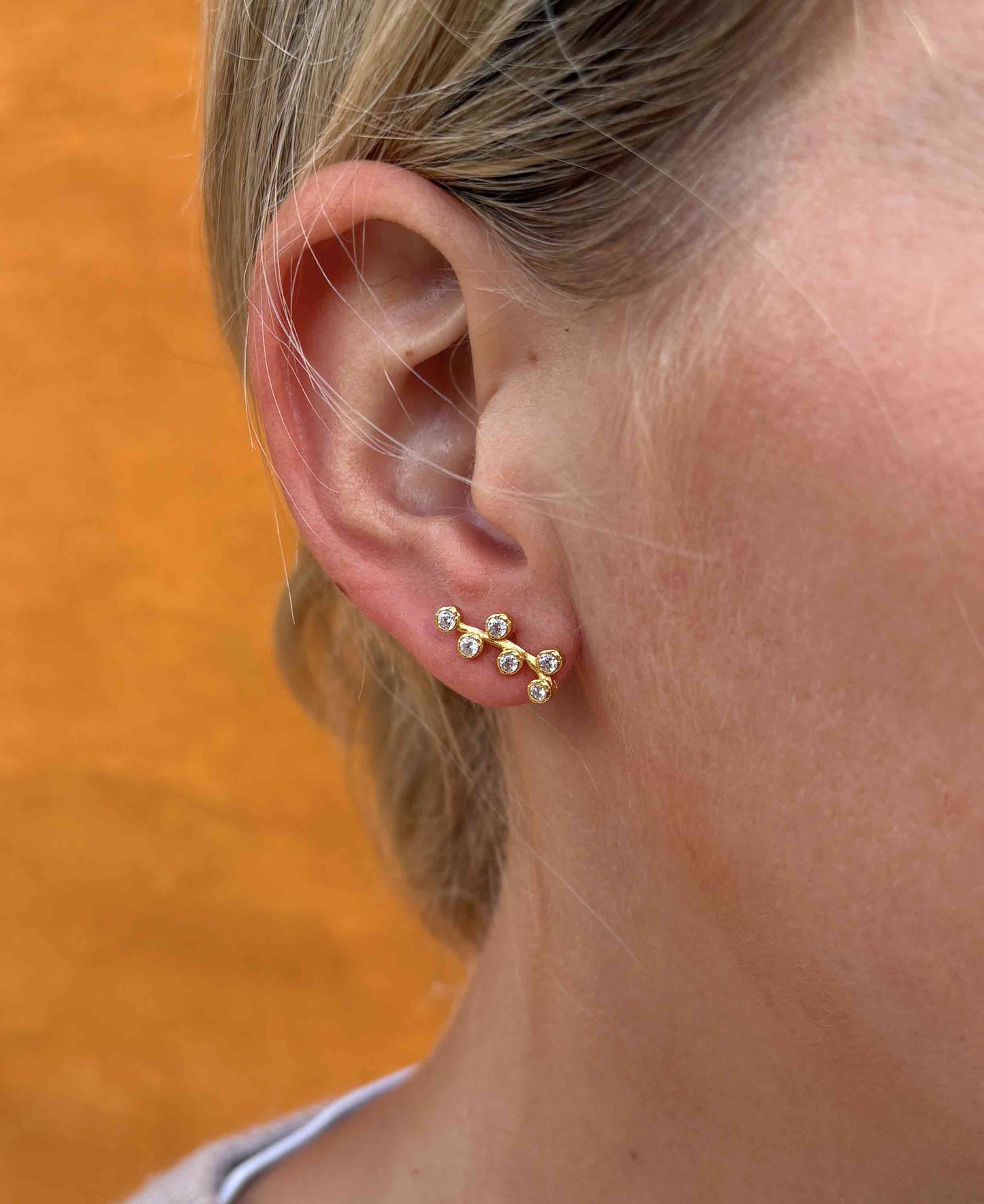 Amber earrings