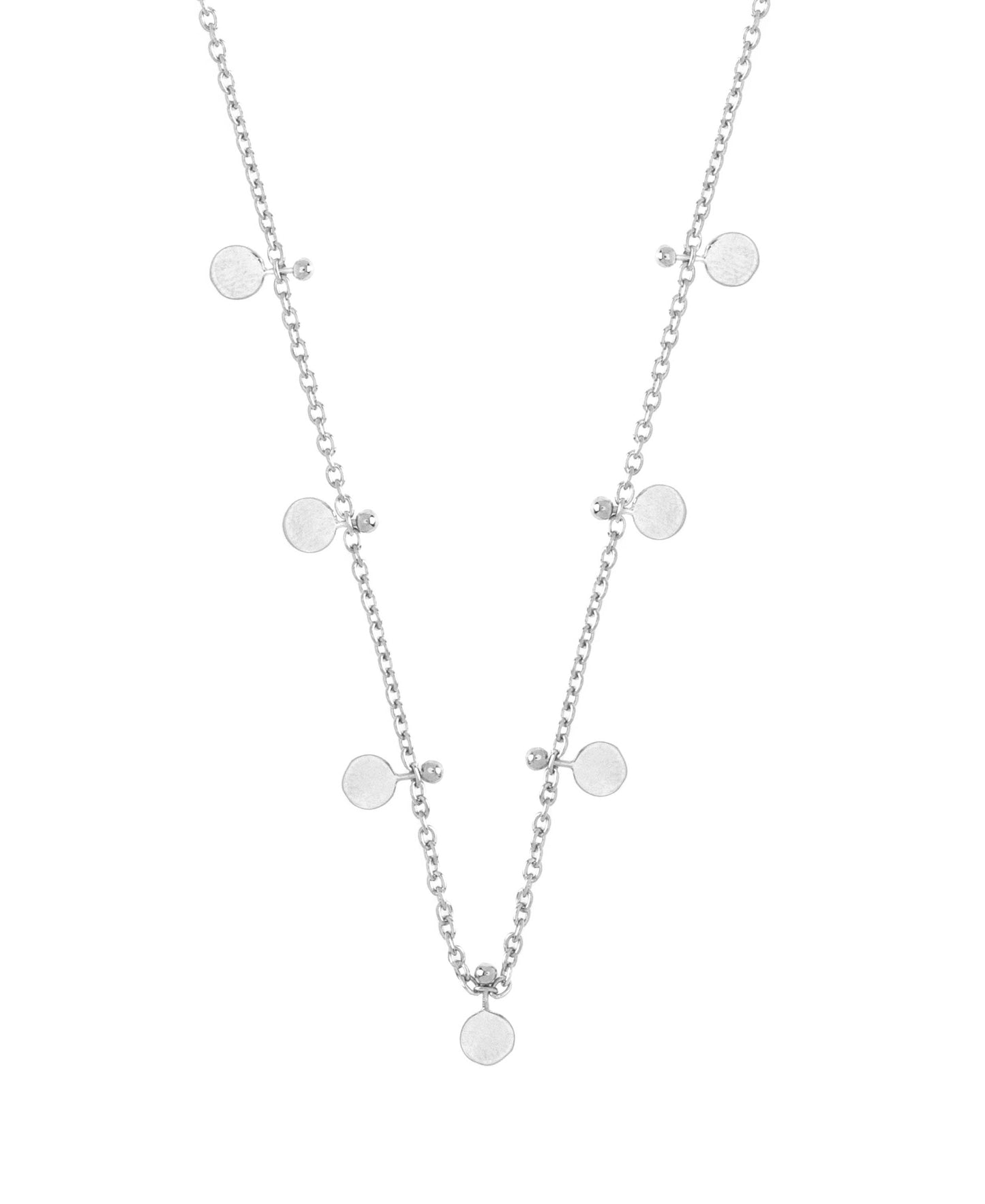 Mini coin necklace in — necklace in 925 sterling silver