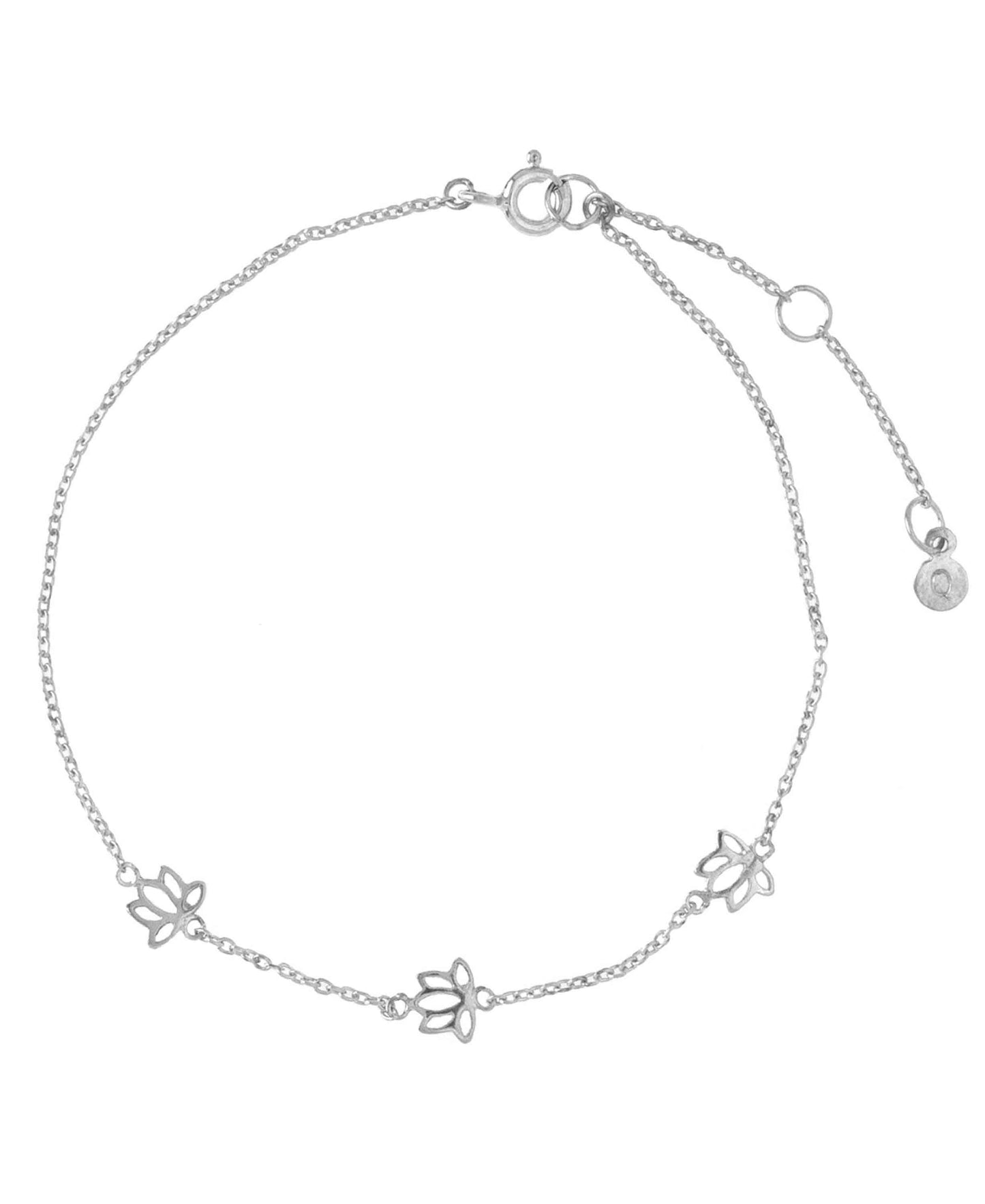 Lotus bracelet — silver bracelet in 925 sterling silver