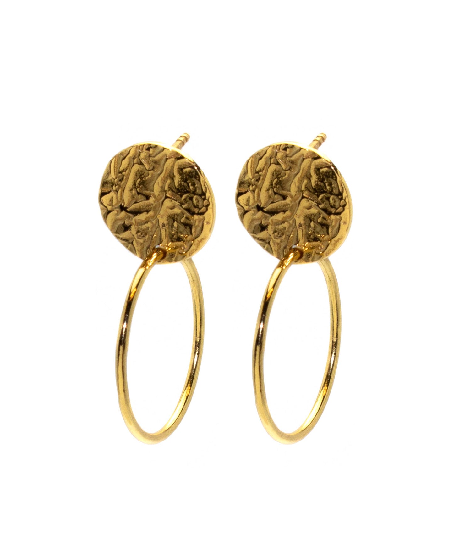 Cora earring in — earrings in 18k gold-plated 925 sterling silver
