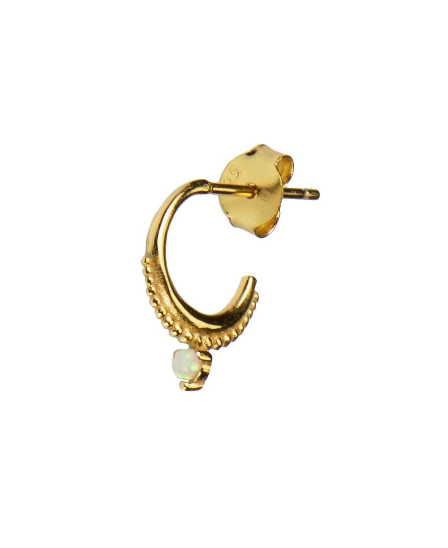 Daria hoops in — earrings in gold-plated 925 sterling silver