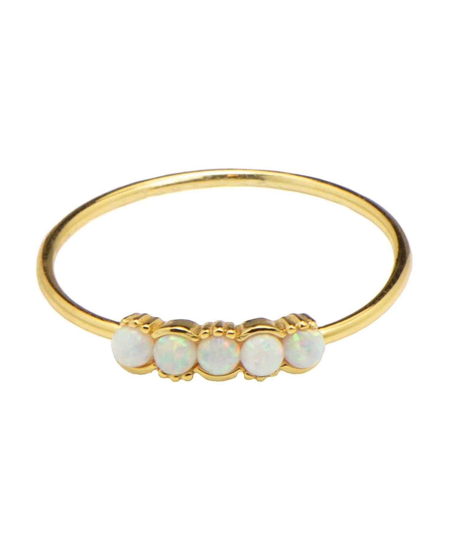 Daria rings — gold, silver jewellery in gold-plated 925 sterling silver