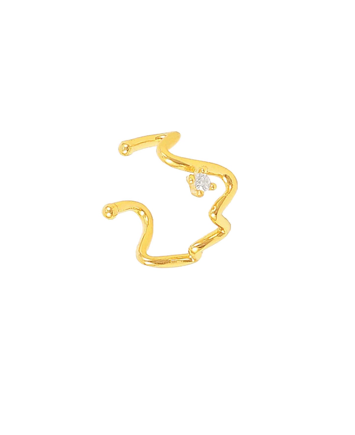 Ula ear cuffs in — earrings in gold-plated 925 sterling silver