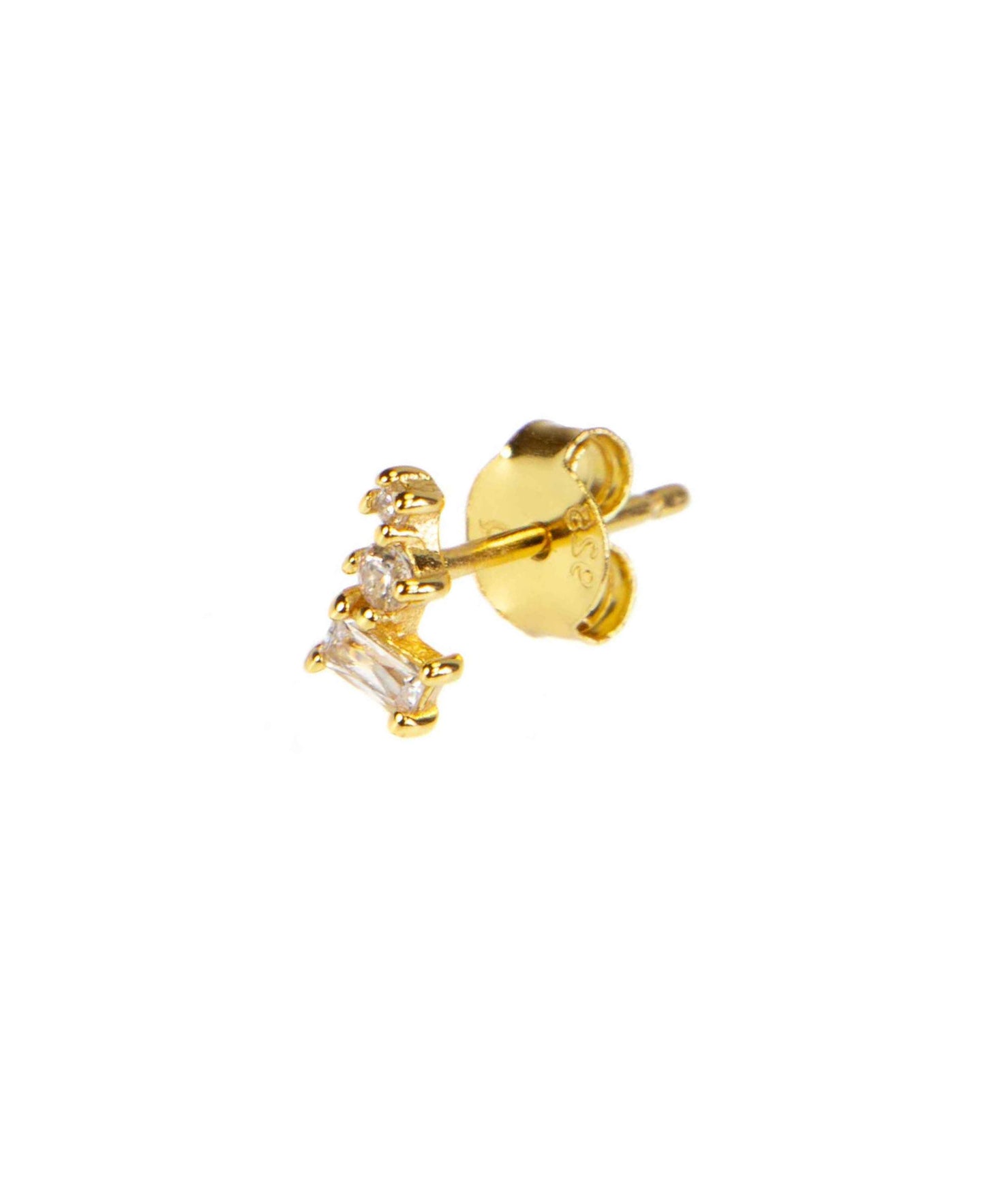 Valentina earstud in — earrings in gold-plated 925 sterling silver