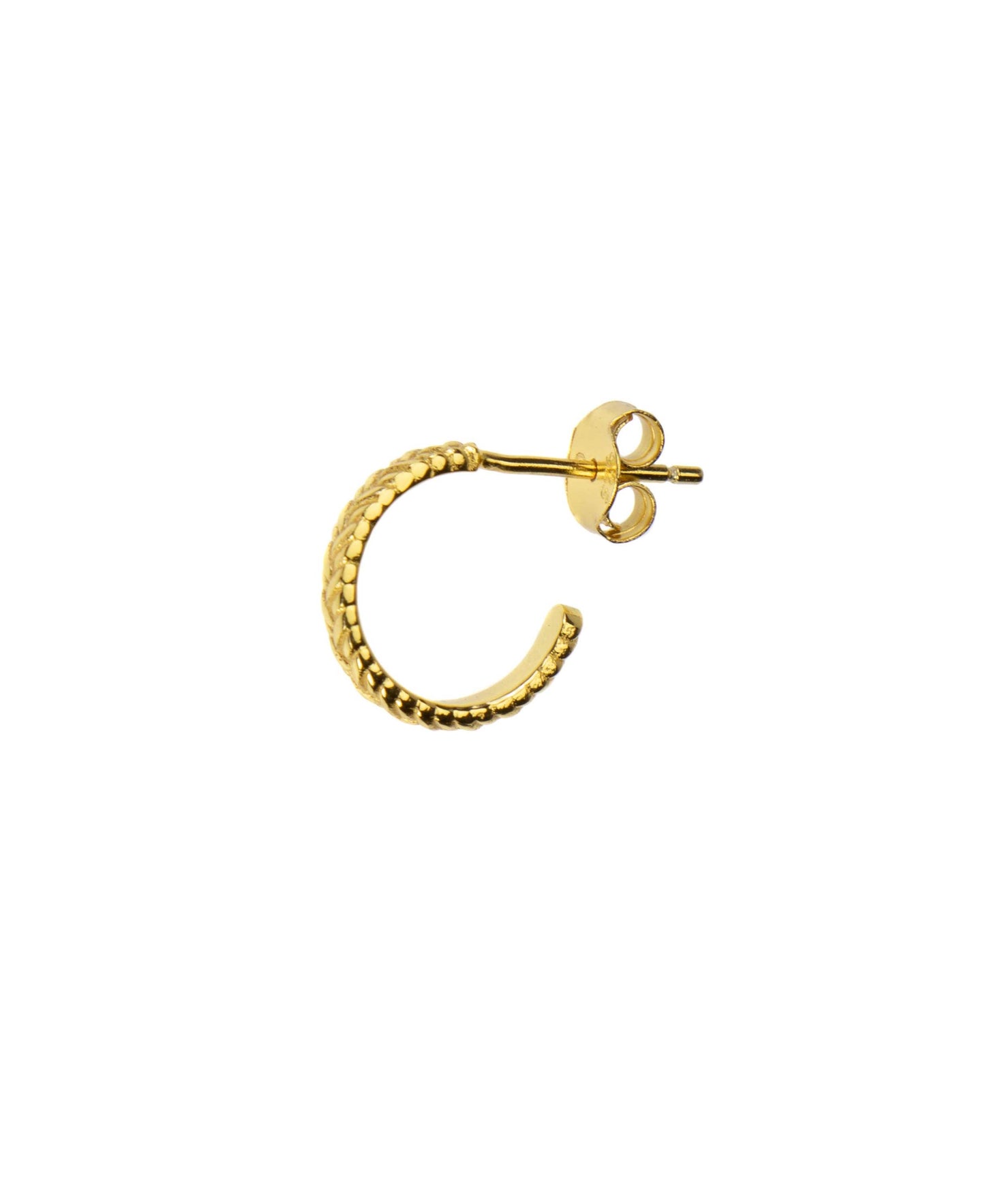Eliza hoops in — earrings in gold-plated 925 sterling silver