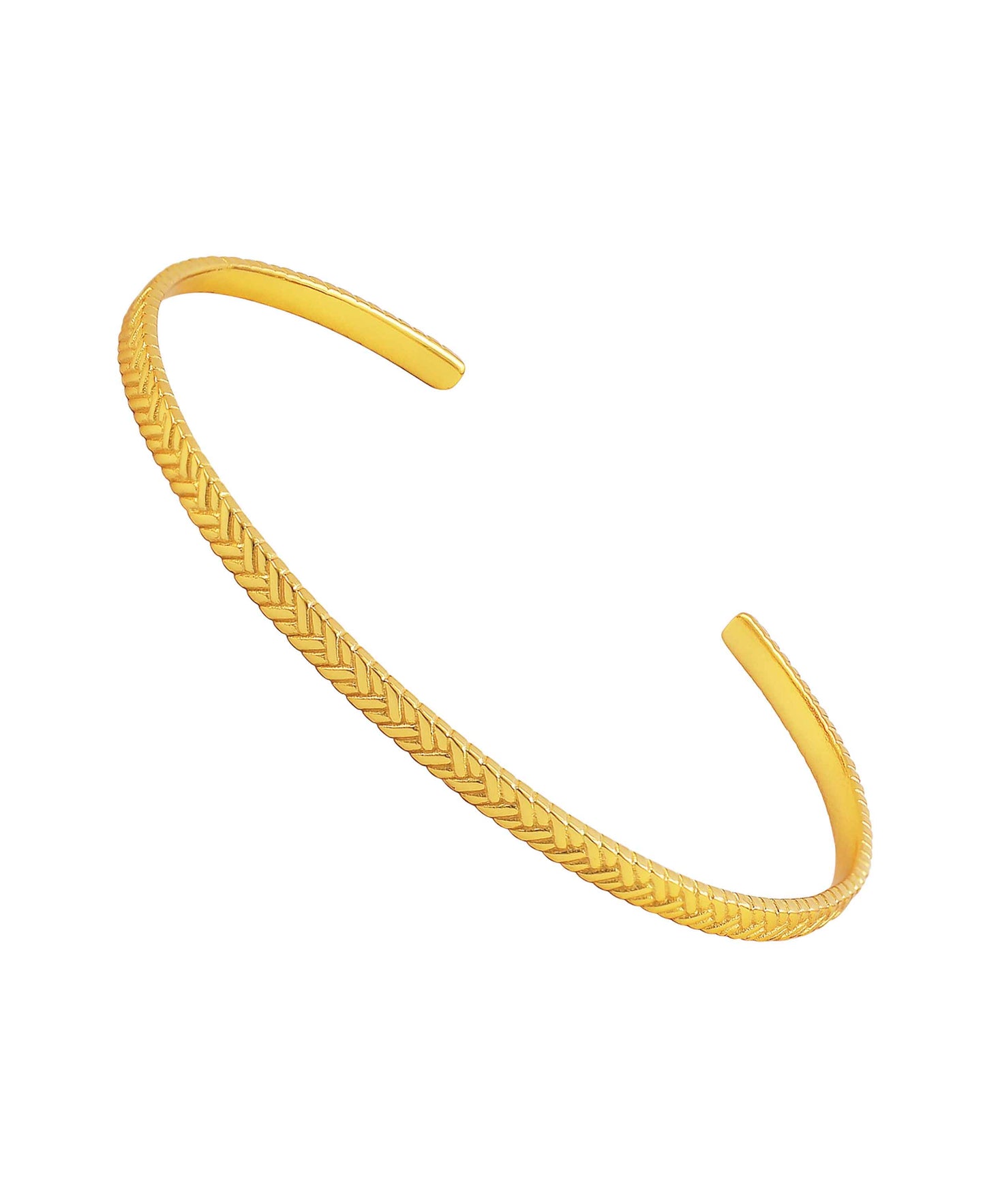 Eliza bangle — gold, silver jewellery in 18k gold-plated 925 sterling silver
