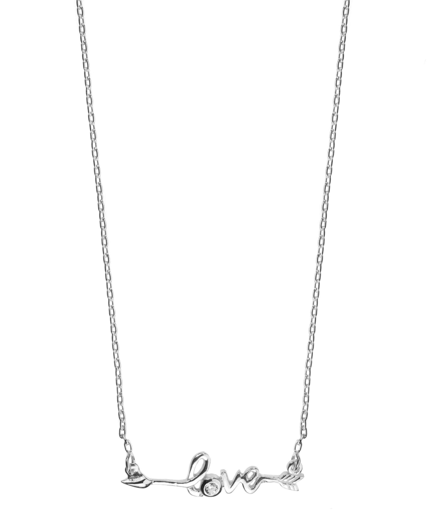 Love necklace — silver necklace in 925 sterling silver