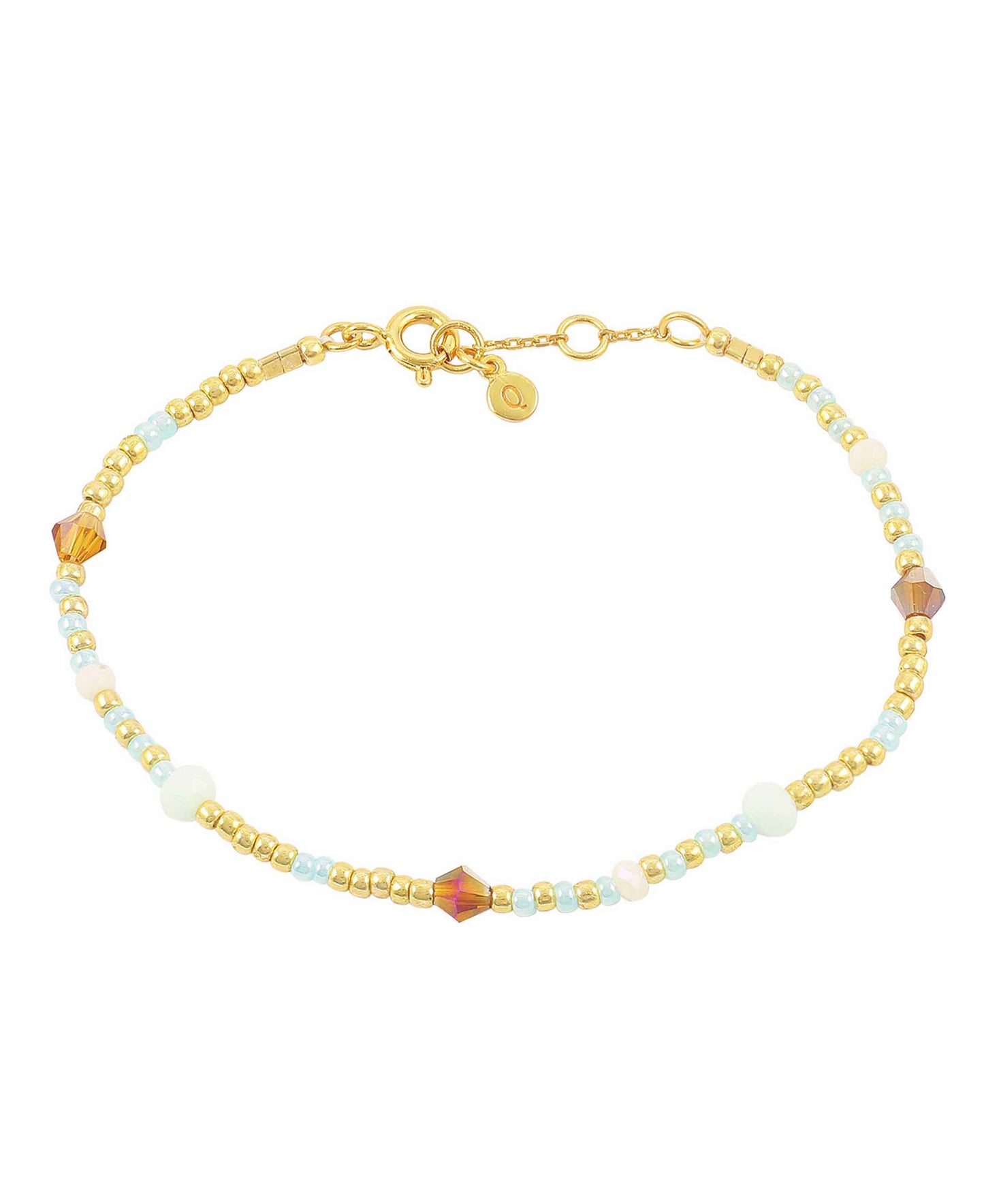 Iris bracelet — gold, silver bracelet in 18k gold-plated 925 sterling silver