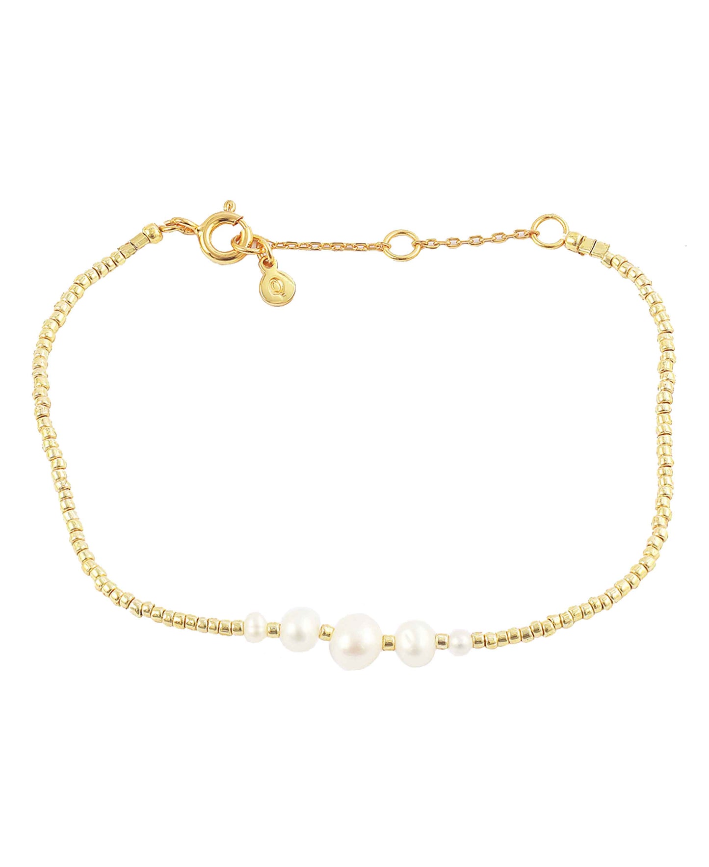 Keyla bracelet — gold, silver bracelet in 18k gold-plated 925 sterling silver