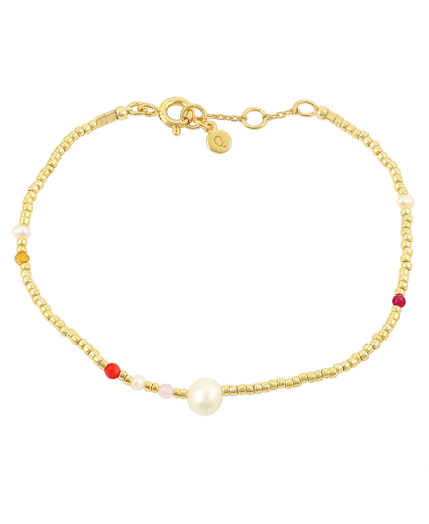 Alaine bracelet — gold, silver bracelet in 18k gold-plated 925 sterling silver