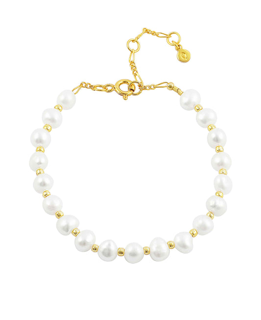 Arabella bracelet — gold, silver bracelet in 18k gold-plated 925 sterling silver