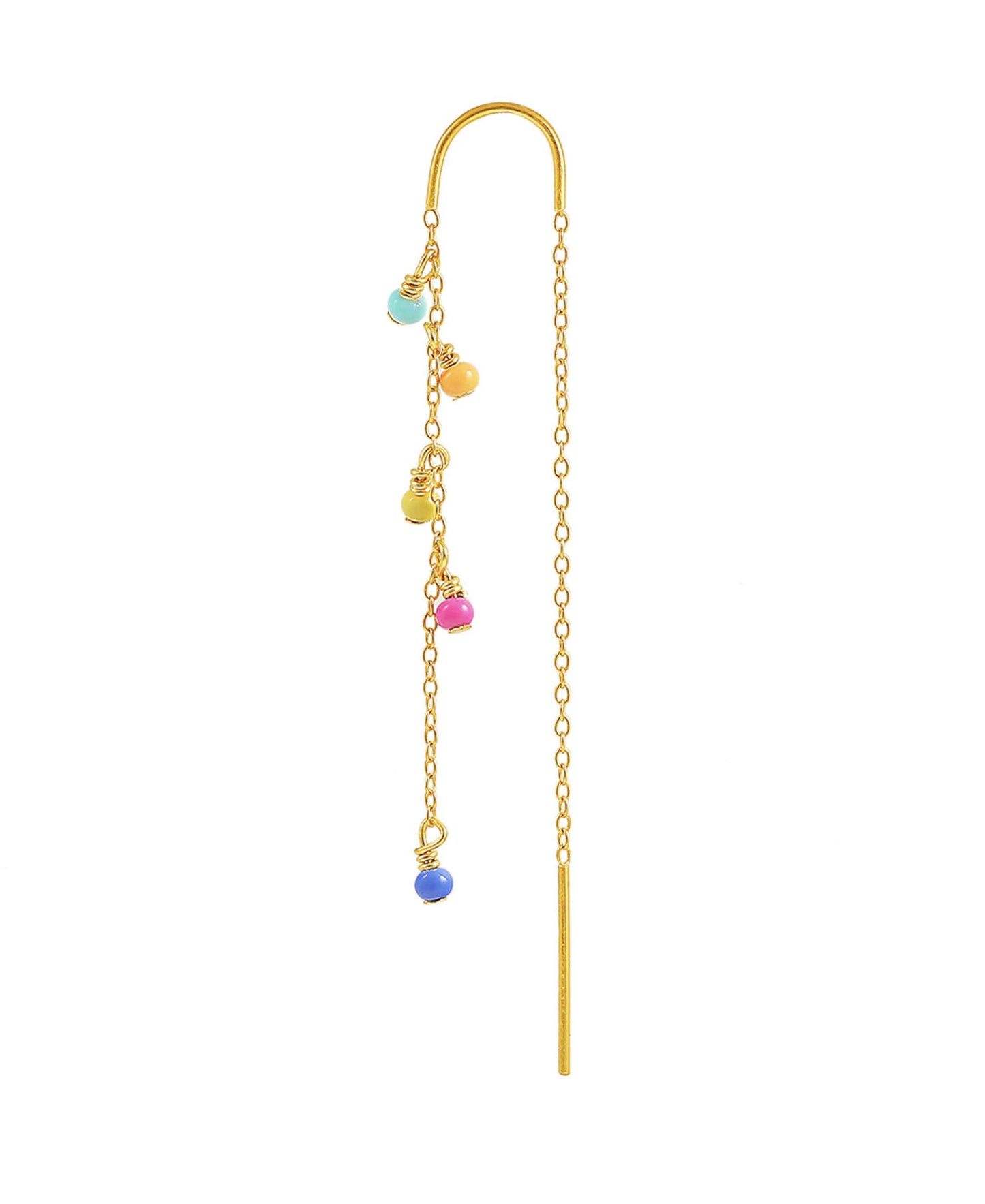 Nova earrings in — earrings in 18k gold-plated 925 sterling silver