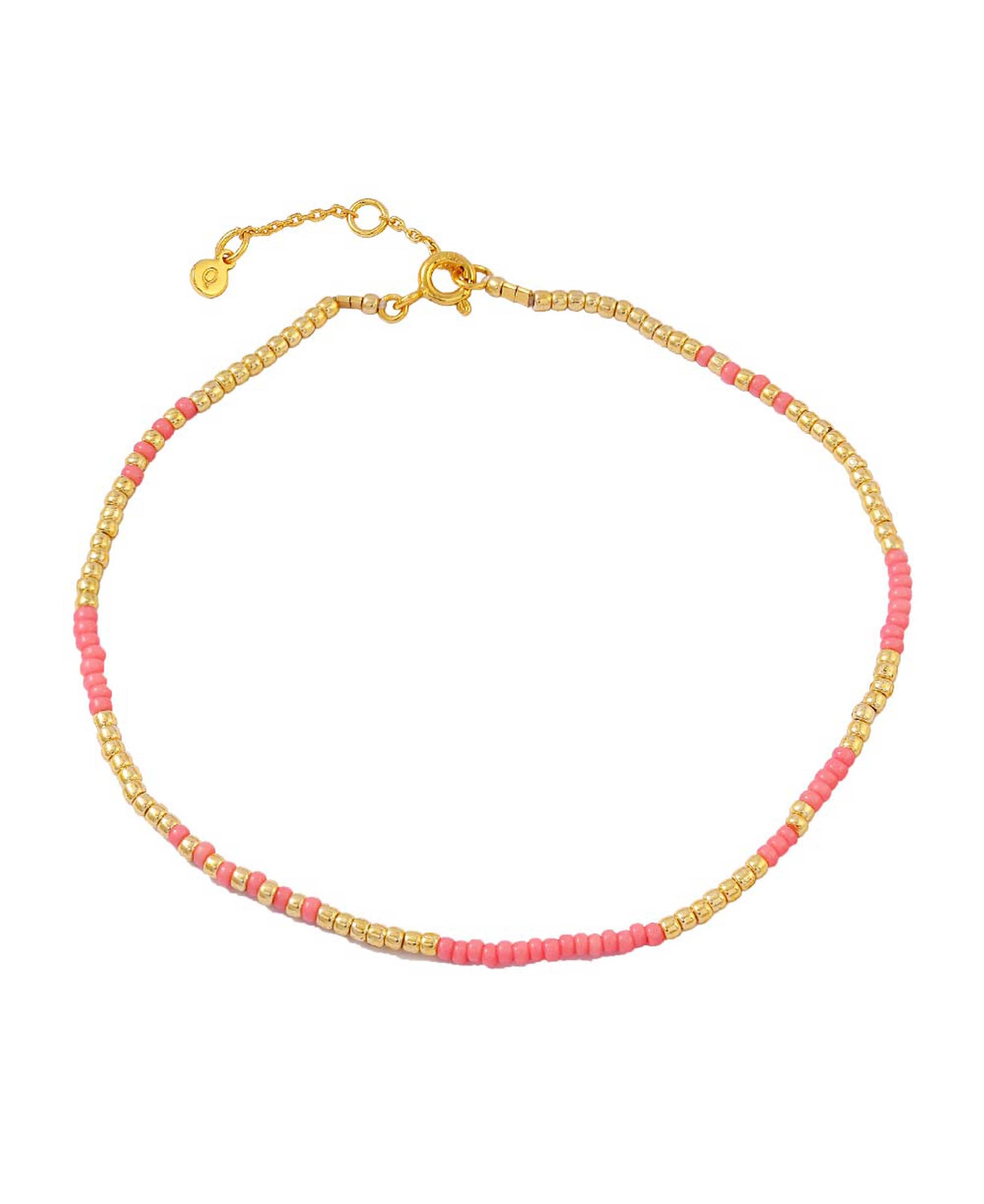 Elina anklet — gold, silver anklet in 18k gold-plated 925 sterling silver