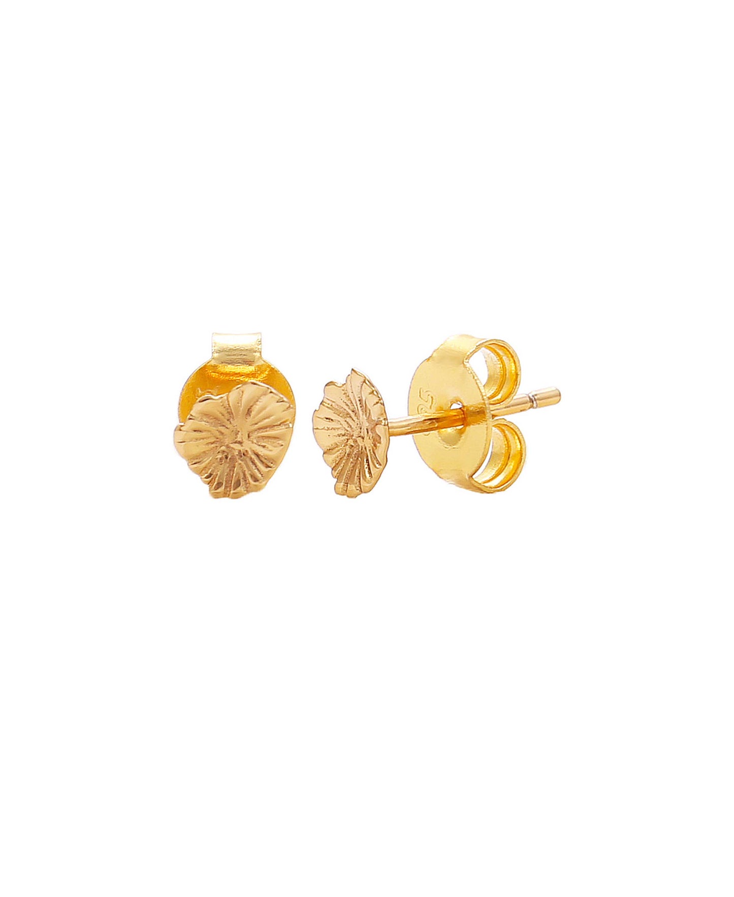 Dagmar mini earrings — gold, silver earrings in 18k gold-plated 925 sterling silver
