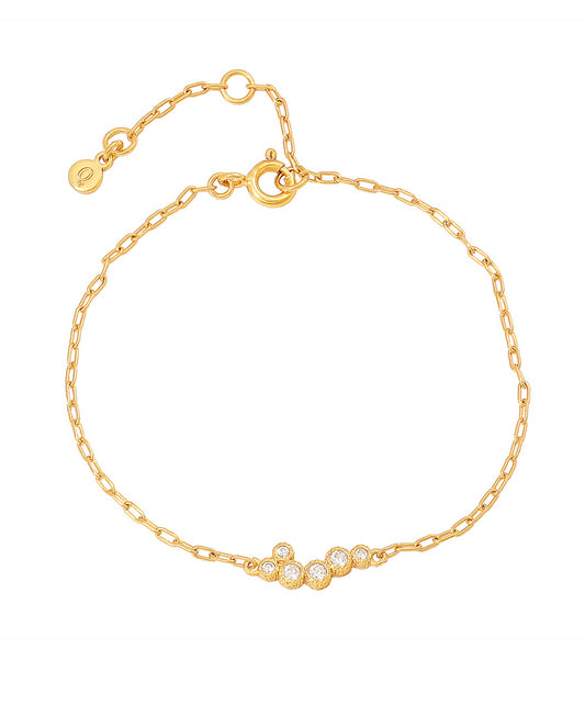 Vivienne bracelet — gold, silver bracelet in 18k gold-plated 925 sterling silver