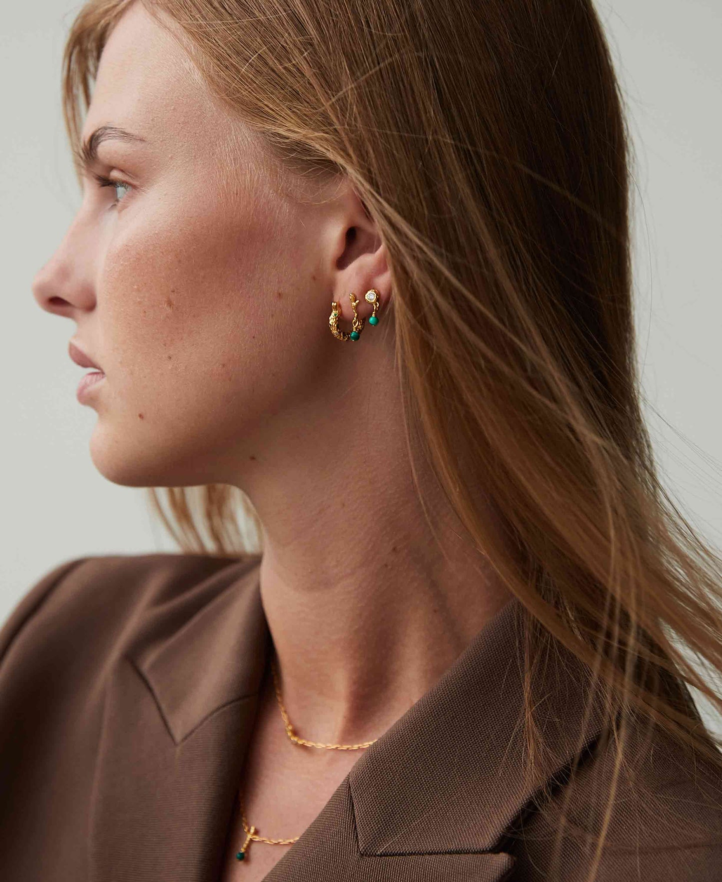 Olivine earrings