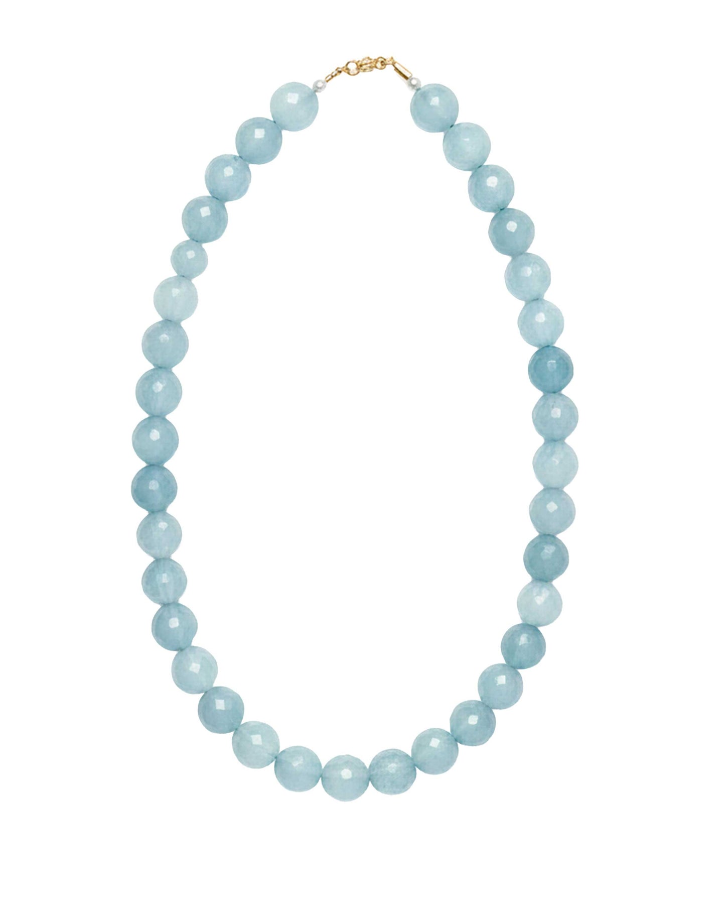 Azure Jade Strand Necklace